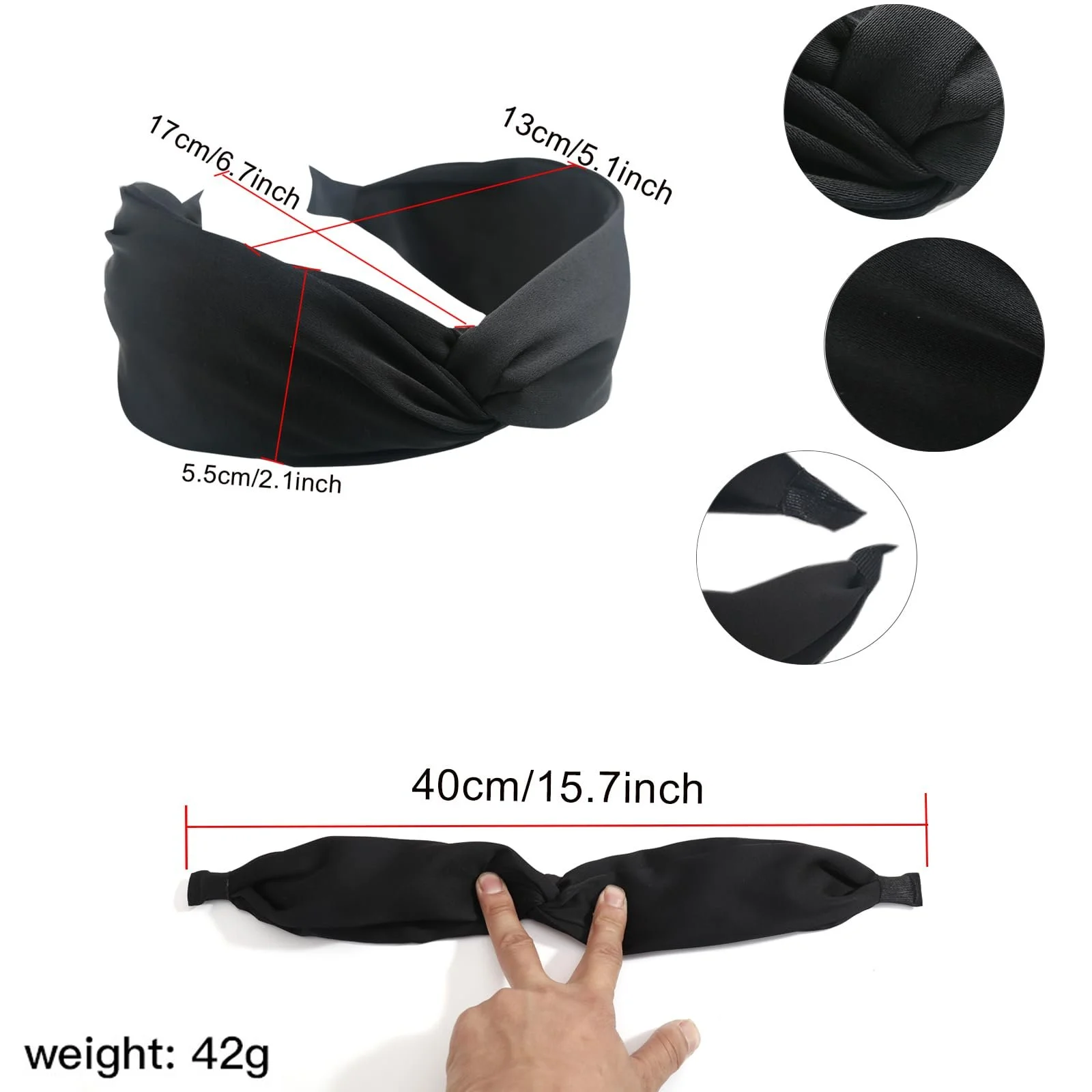 Обруч широкий с бантом Французский узел, фото №3 Обруч широкий с бантом Французский узел, фото №3