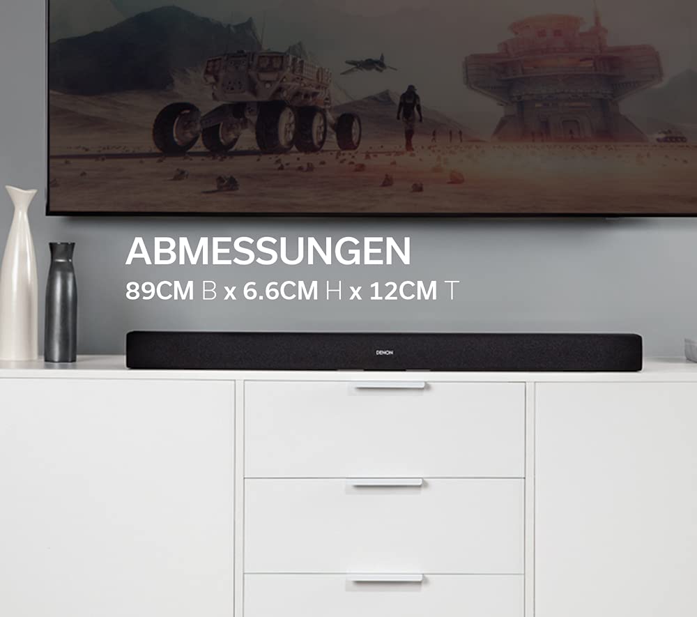 Саундбар Denon DHT-S216 2.1 для телевизора с встроенным сабвуфером Bluetooth HDMI ARC 4K UHD Dolby Digital DTS DTS Virtual:X оптический вход, фото №5