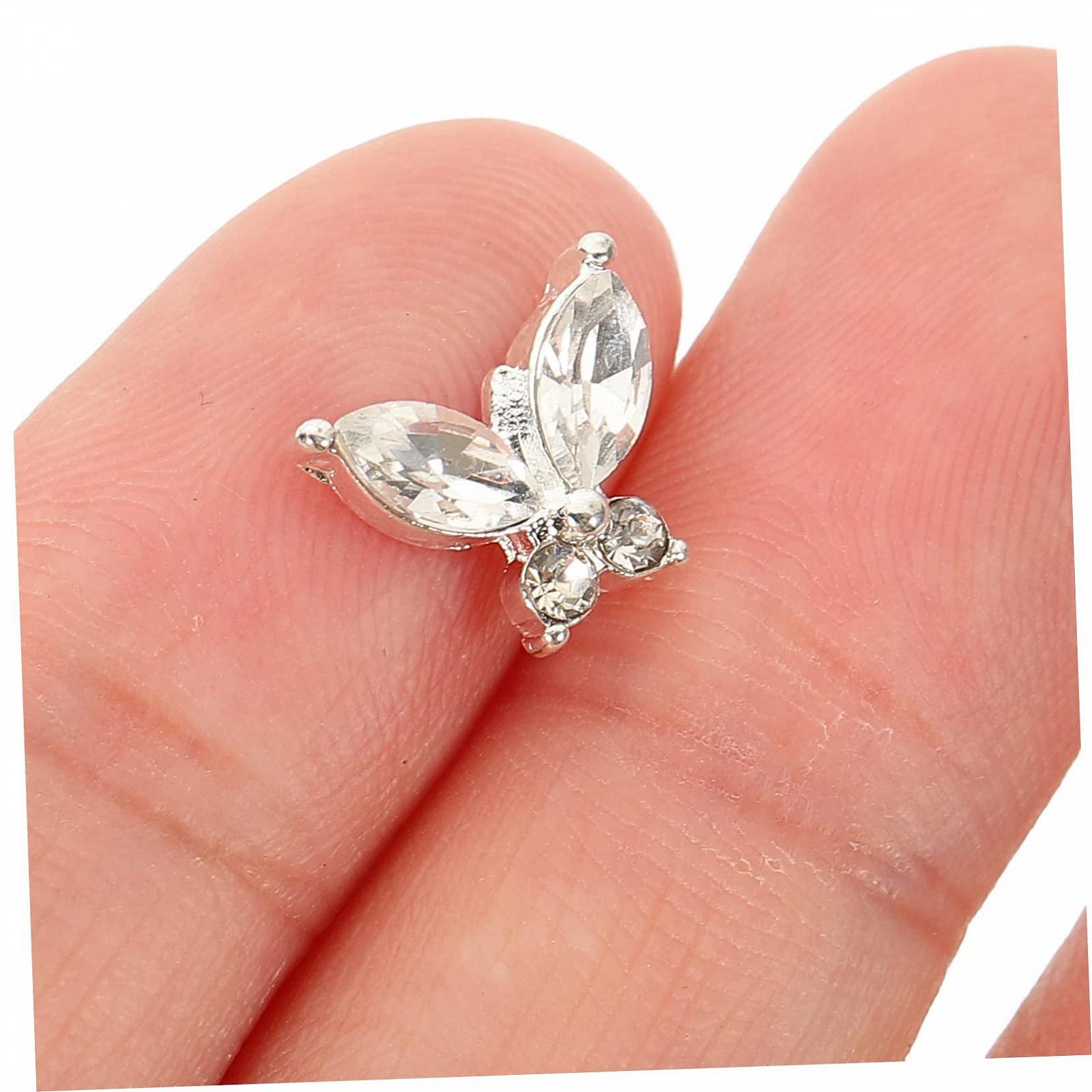 Подвески для ногтей Бабочки FRCOLOR 4 набора 20 x 4, фото №3