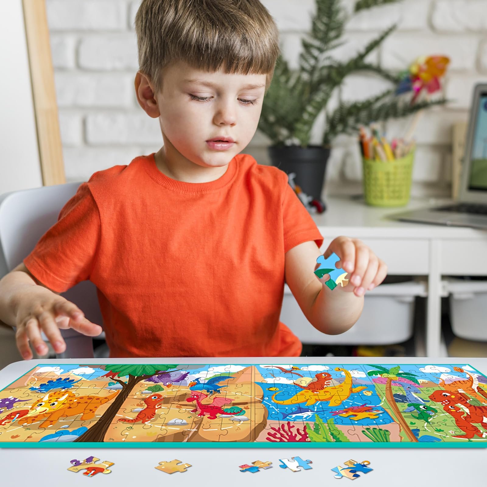 Магнитный пазл Jisrcha 4-in-1 Animal для путешествий 73 детали (A) от 3-5 лет, фото №7