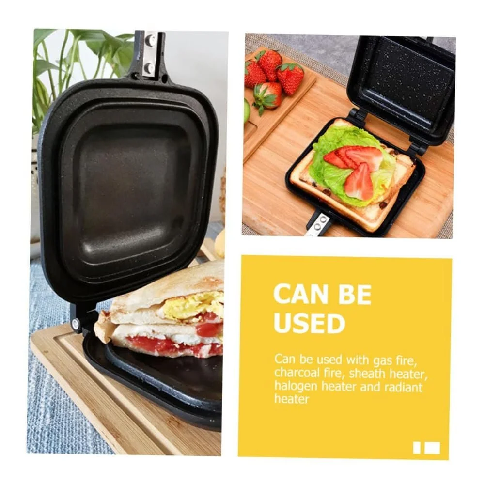 Сендвічниця Nvanvmm Форма для хліба, випікання, приготування яєць Подвійна, фото №5