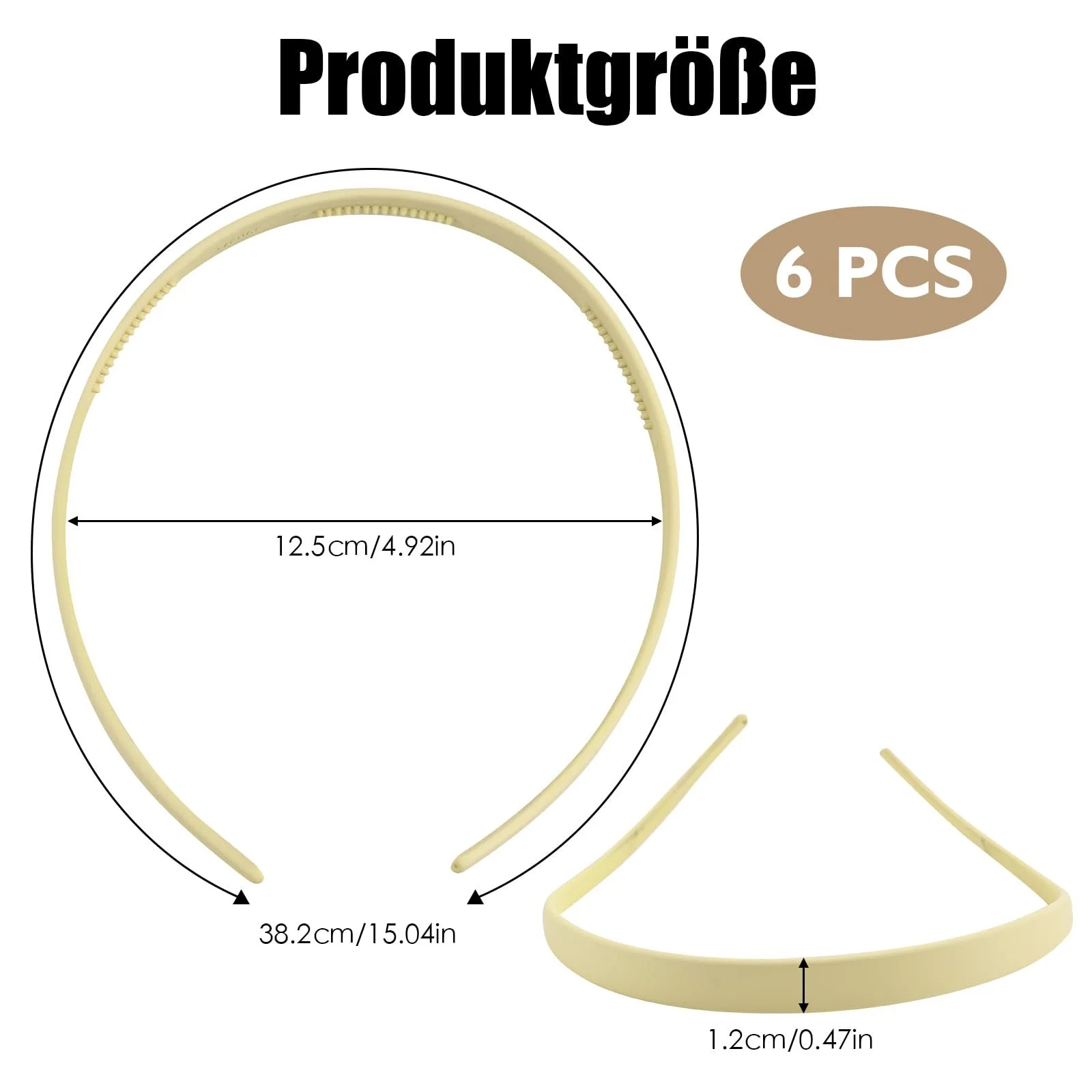 Набор обручей на голову для очков, 6 штук, фото №2