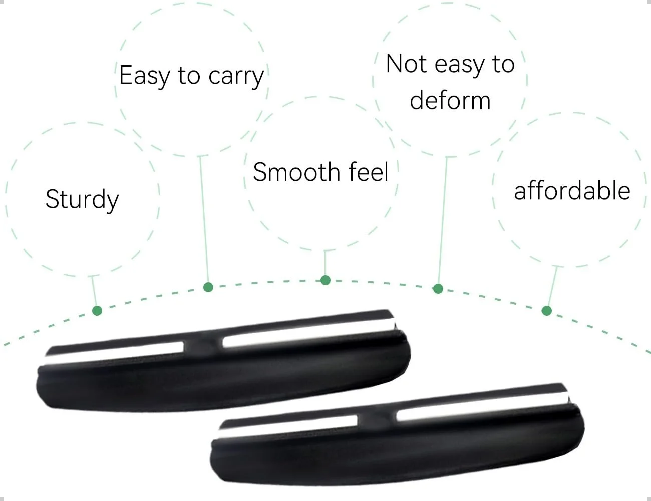 Держатель угла заточки ножей для точильных камней 2 шт. черный, фото №4