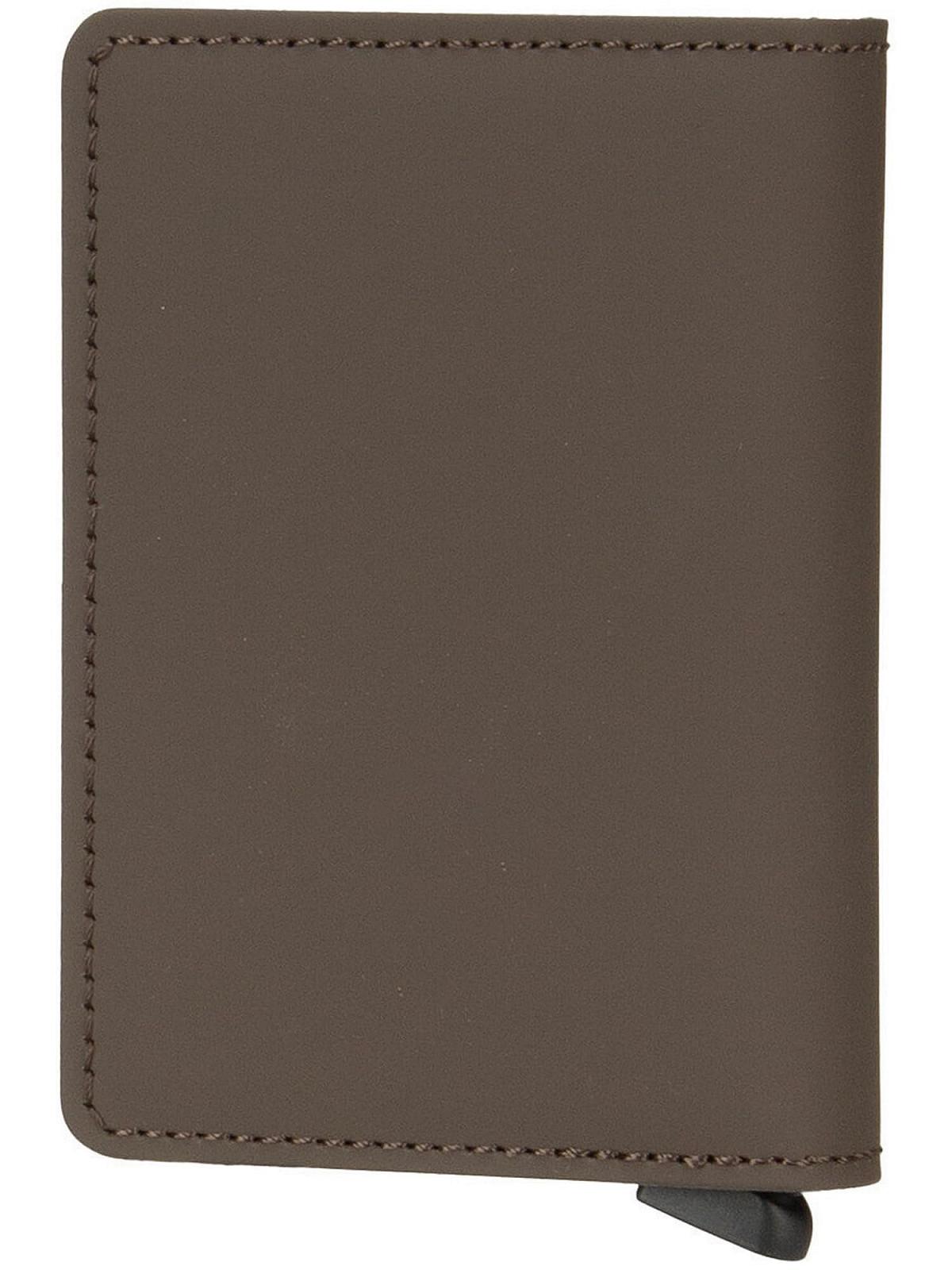 Кошелек Secrid Slimwallet Matte Truffle Brown Кожа 4-6 карт 6 дополнительных карт 68 x 102 x 16 мм SM-Truffle, коричневый, Классический, фото №2