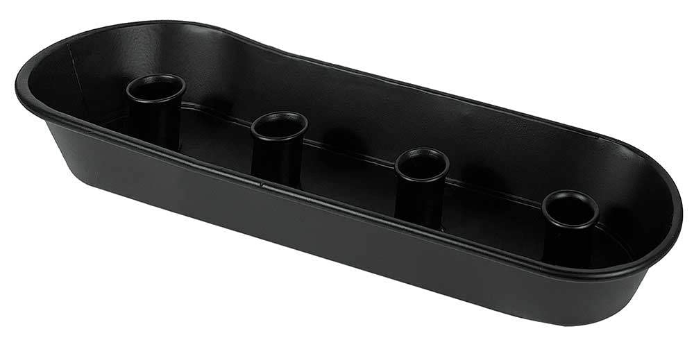 Поднос для свечей Advent Wreath металлический овальный черный 37 см, фото №4 Поднос для свечей Advent Wreath металлический овальный черный 37 см, фото №4