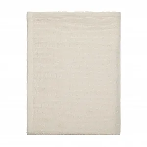Покрывало URBANARA Aiva 180 x 200 см, 90% Хлопок (BCI) и 10% Смешанные волокна, Крем - Фото 1