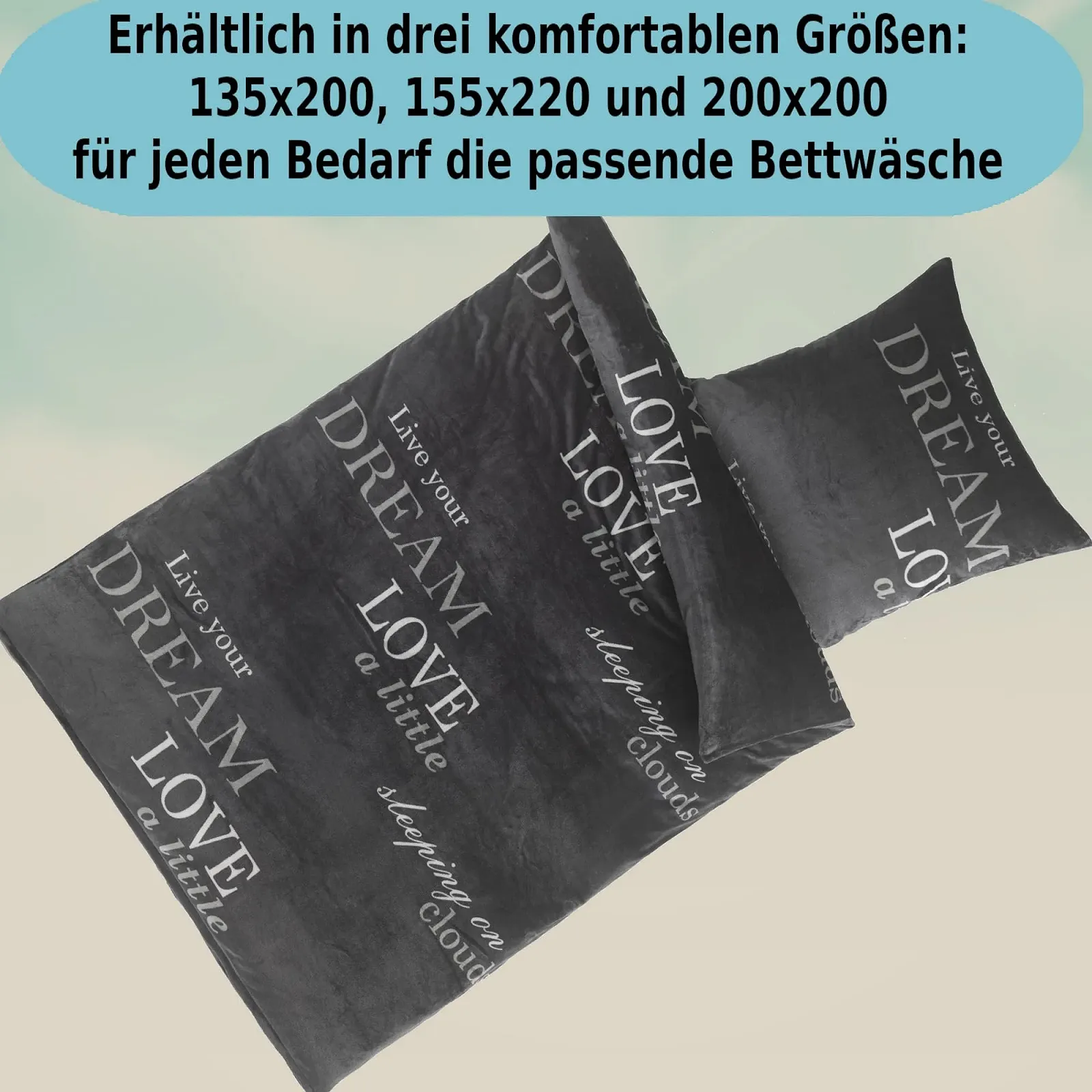 Постільна білизна Malika Winter Plush Nicky-Teddy Cashmere Coral Fleece 135 x 200 см, фото №6