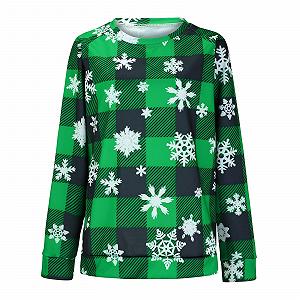 Женский свитшот Generisch Oversized Винтажный принт Ретро Цветочный принт Мягкая Спортивная одежда Пэчворк Хэллоуин Костюм Длинный рукав synthetic.ua - Фото 1