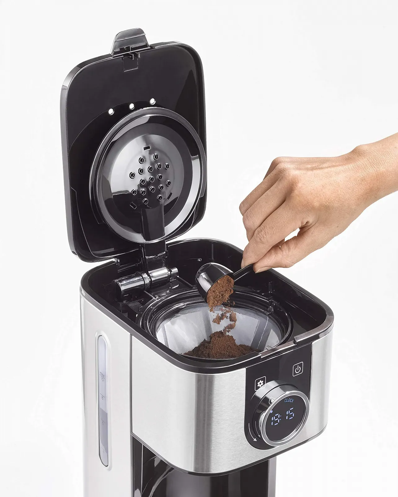 Капельная кофеварка CASO Selection C 10 Thermo 1.2 л 10 чашек Нержавеющая сталь, фото №4