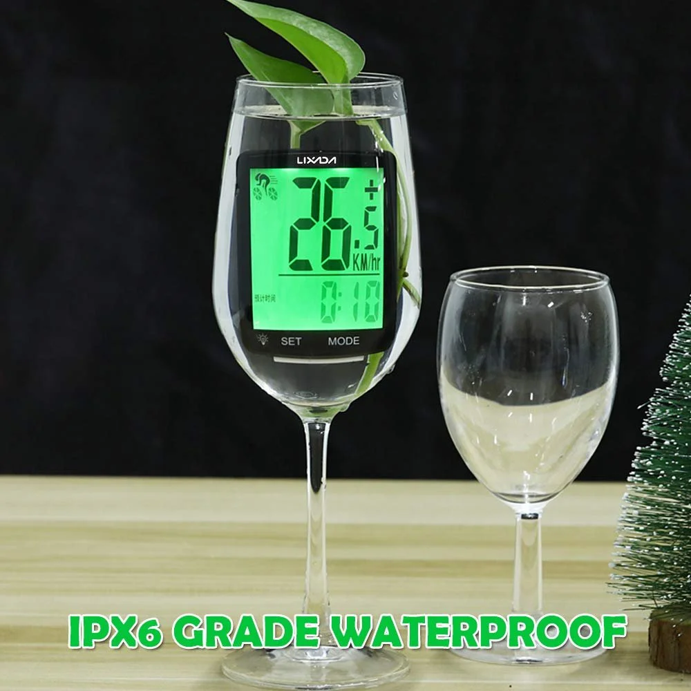 Велокомпьютер Lixada Wireless LCD 2.8 дюйма Waterproof, фото №4