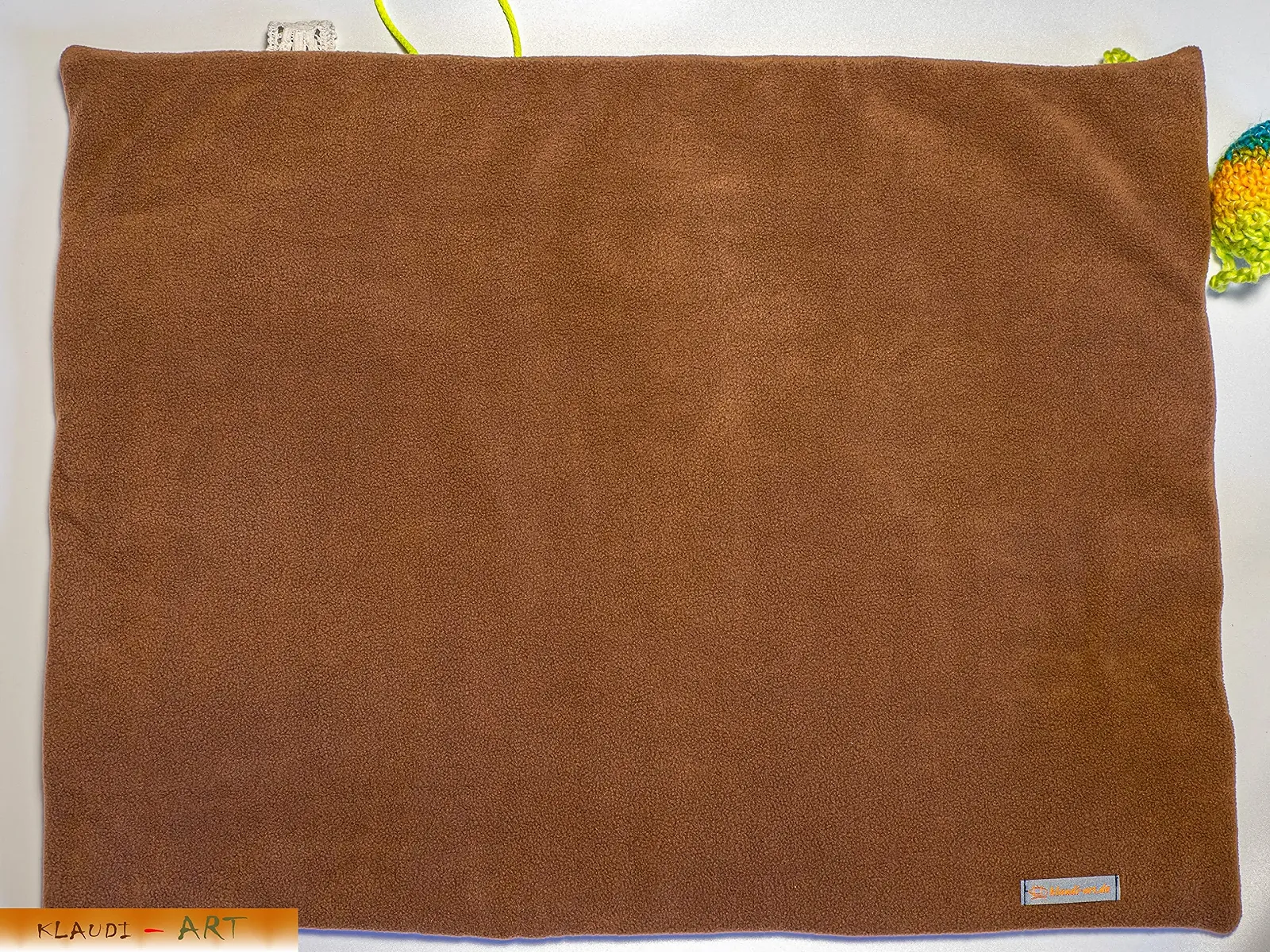 Специальный плед Demenzdecke "Разноцветный букет цветов" Ручная работа, фото №3