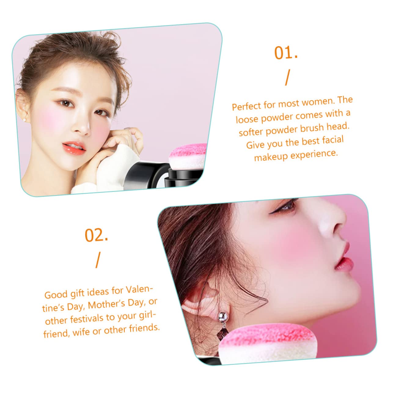 Рум'яна Ipetboom Oil Scraper Pads Рум'яна Рожеві Шиммер Червоні Пластик, фото №7