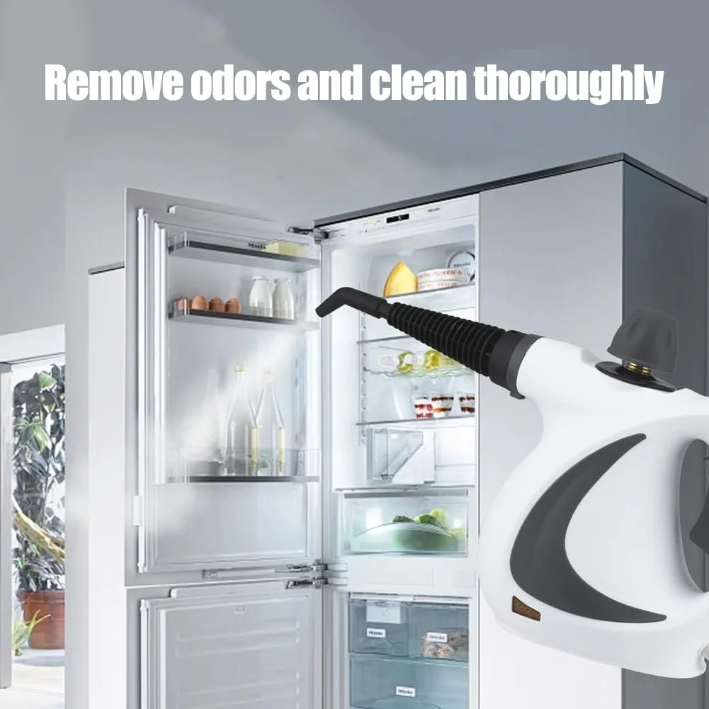 Ручний пароочисник Rheinwing 2026 Upgrade 350 мл 3,2 Бар 1050 Вт 12 аксесуарів Red, фото №5