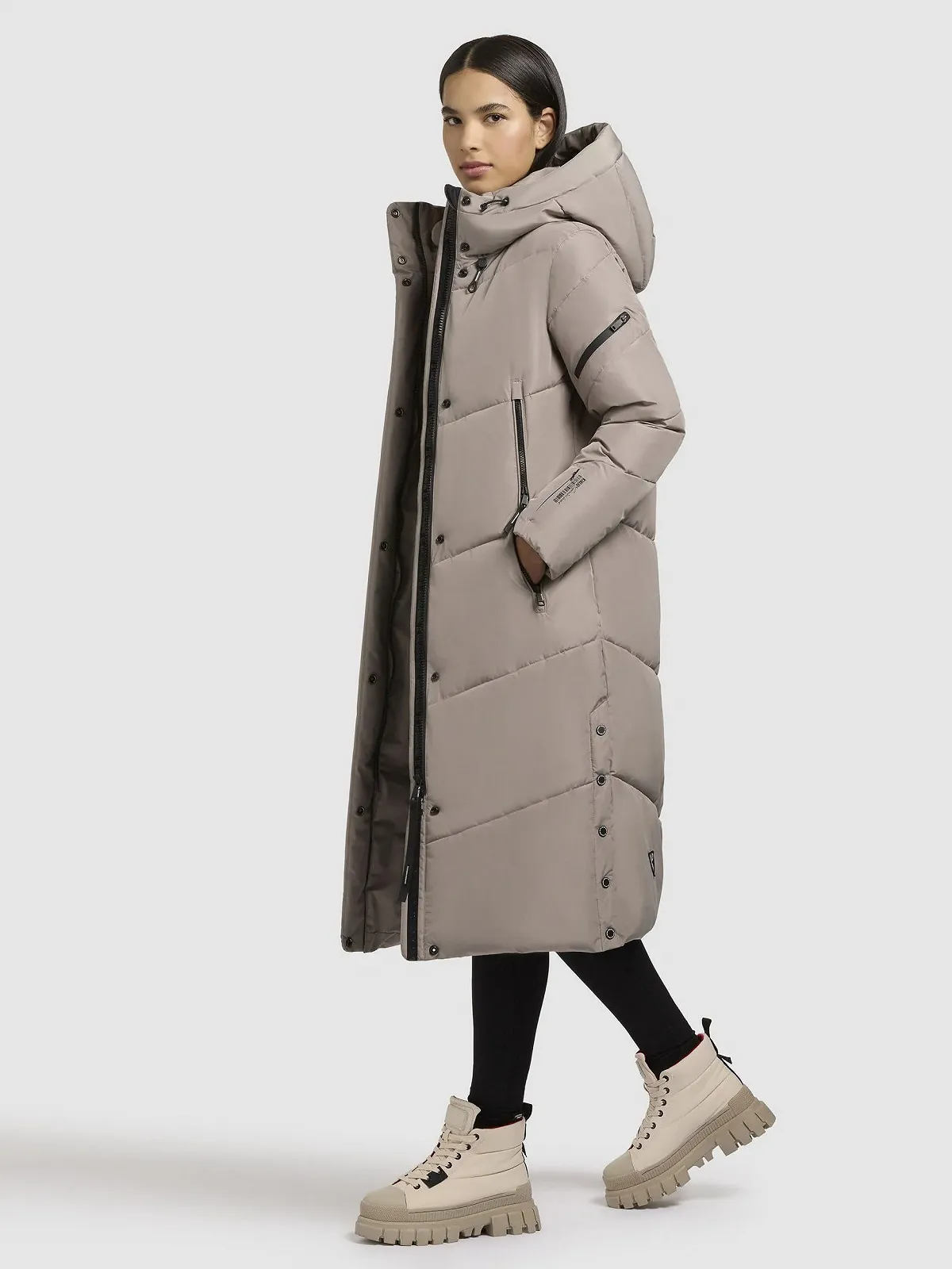 Зимнее пальто Khujo Sonje 6 стеганая, фото №4 Зимнее пальто Khujo Sonje 6 стеганая, фото №4