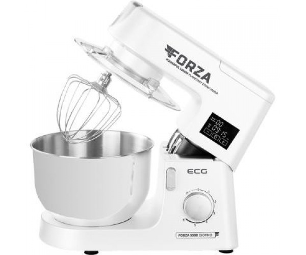 Кухонна машина ECG FORZA 5500 Giorno Bianco, фото №5 Кухонна машина ECG FORZA 5500 Giorno Bianco, фото №5