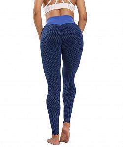 Леггинсы женские спортивные XL 6099 синие synthetic.ua - Фото 1