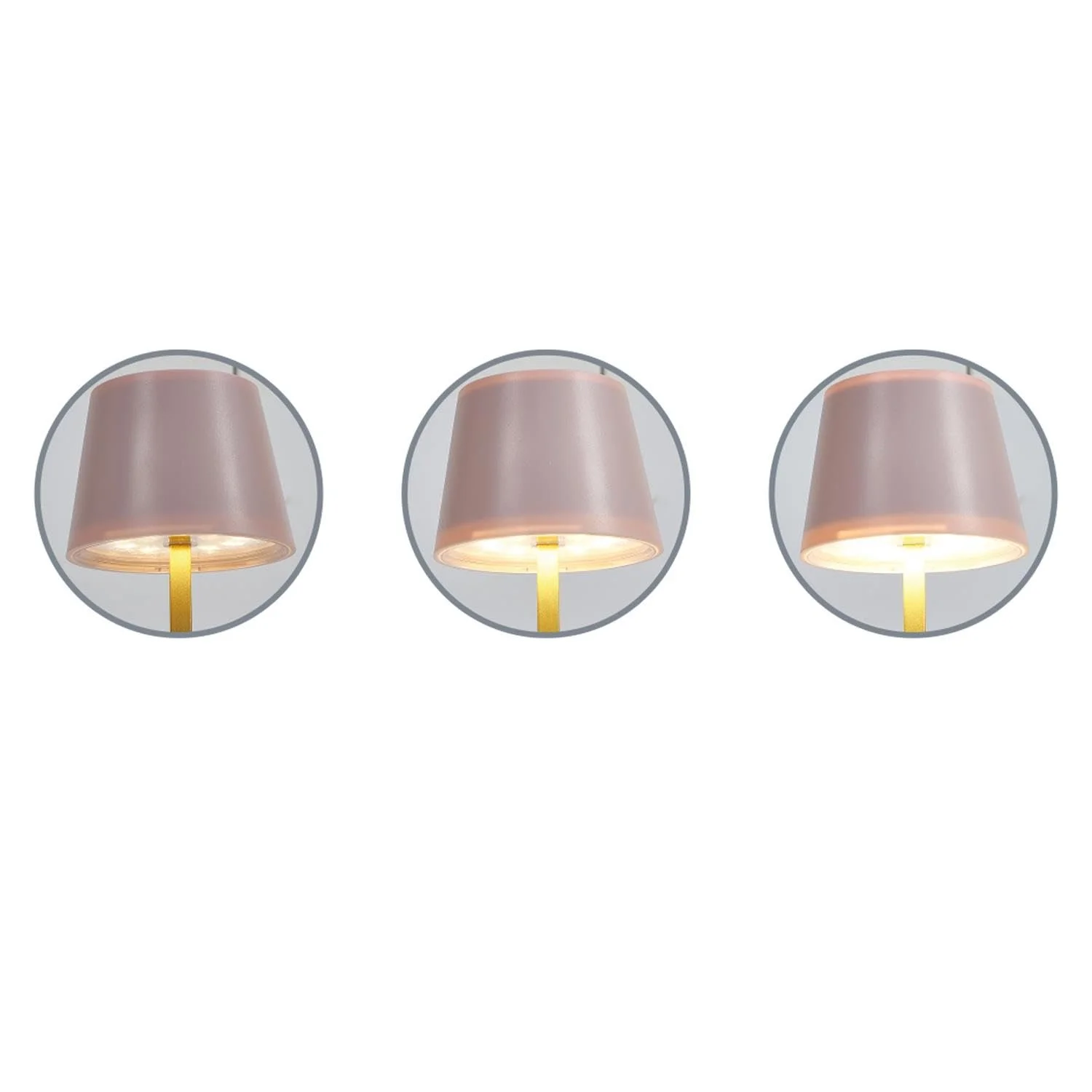 Настільна лампа THE REPLICANT LED Touch Screen Pink, фото №6