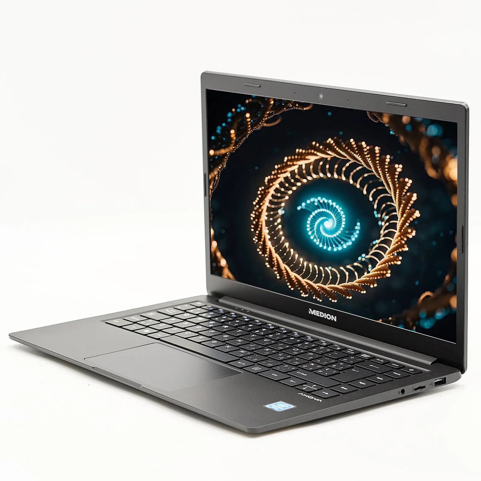 Ноутбук 14" Medion (Lenovo Group) Akoya E4251 Intel RAM 4 ГБ SSD 512 ГБ Intel UHD Graphics Метал FullHD IPS Win10 (4681), фото №4