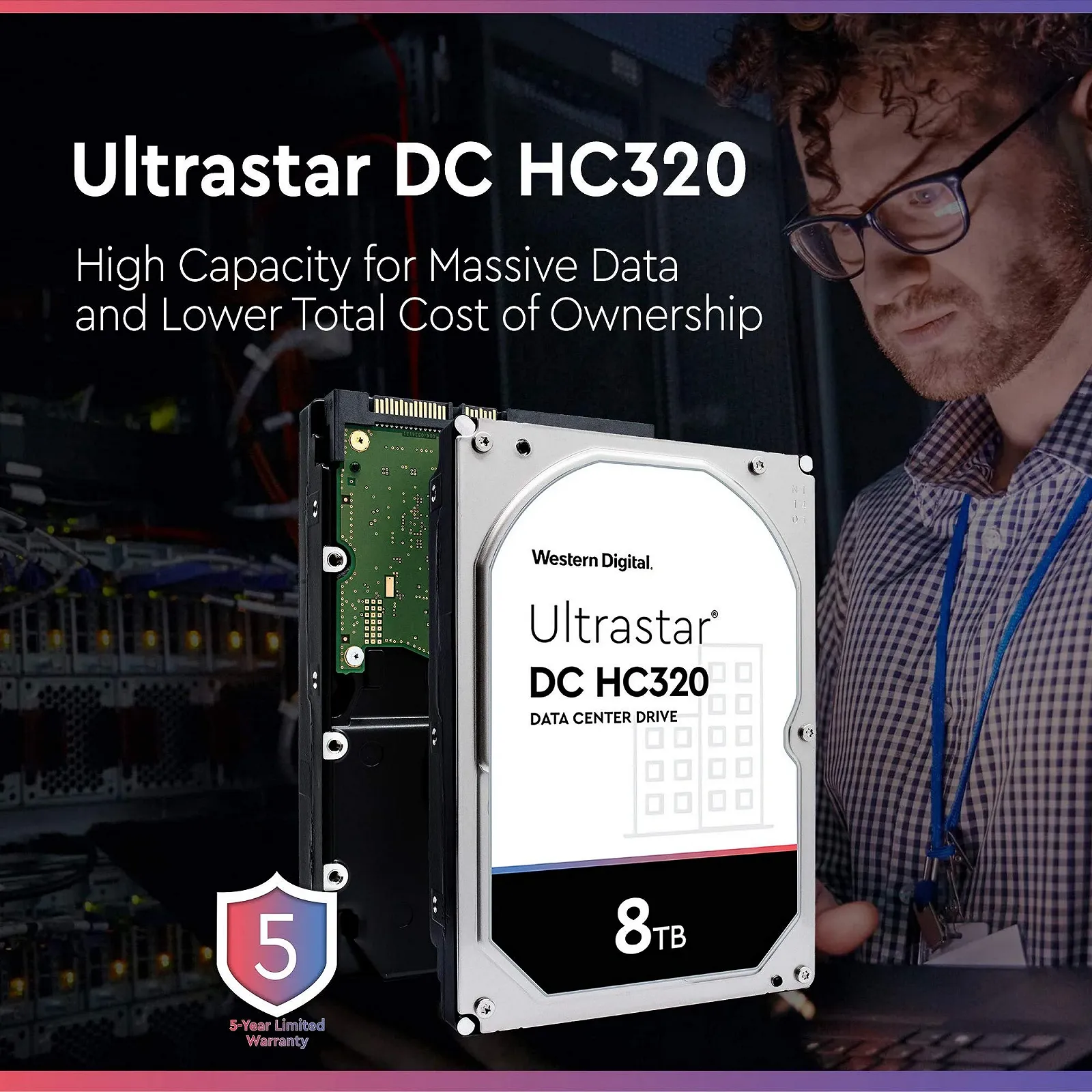 HDD Western Digital Ultrastar DC HA200 1TB 3.5" SATA Internal, фото №4