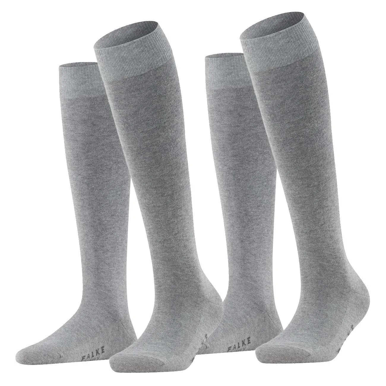 Женские гольфы FALKE Family KH, 2 пары, мягкий хлопок, светло-серый меланж (3399), фото №1 Женские гольфы FALKE Family KH, 2 пары, мягкий хлопок, светло-серый меланж (3399), фото №1
