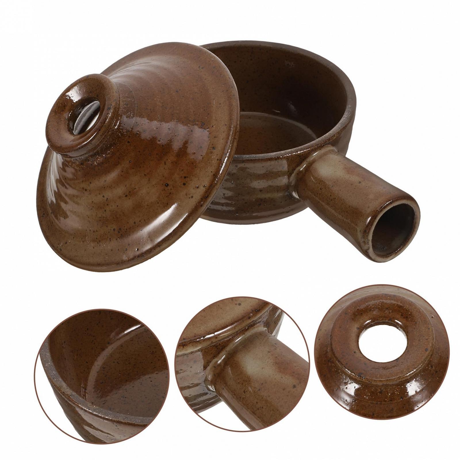 Кастрюля для микроволновой печи TOYANDONA Керамическая с крышкой Термостойкая, фото №8