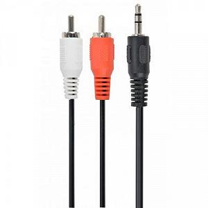 Кабель мультимедійний Jack 3.5mm папа/2RCA папа Cablexpert (CCA-458) - Фото 1