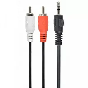 Кабель мультимедийный Jack 3.5mm папа/2RCA папа Cablexpert (CCA-458-5M) - Фото 1