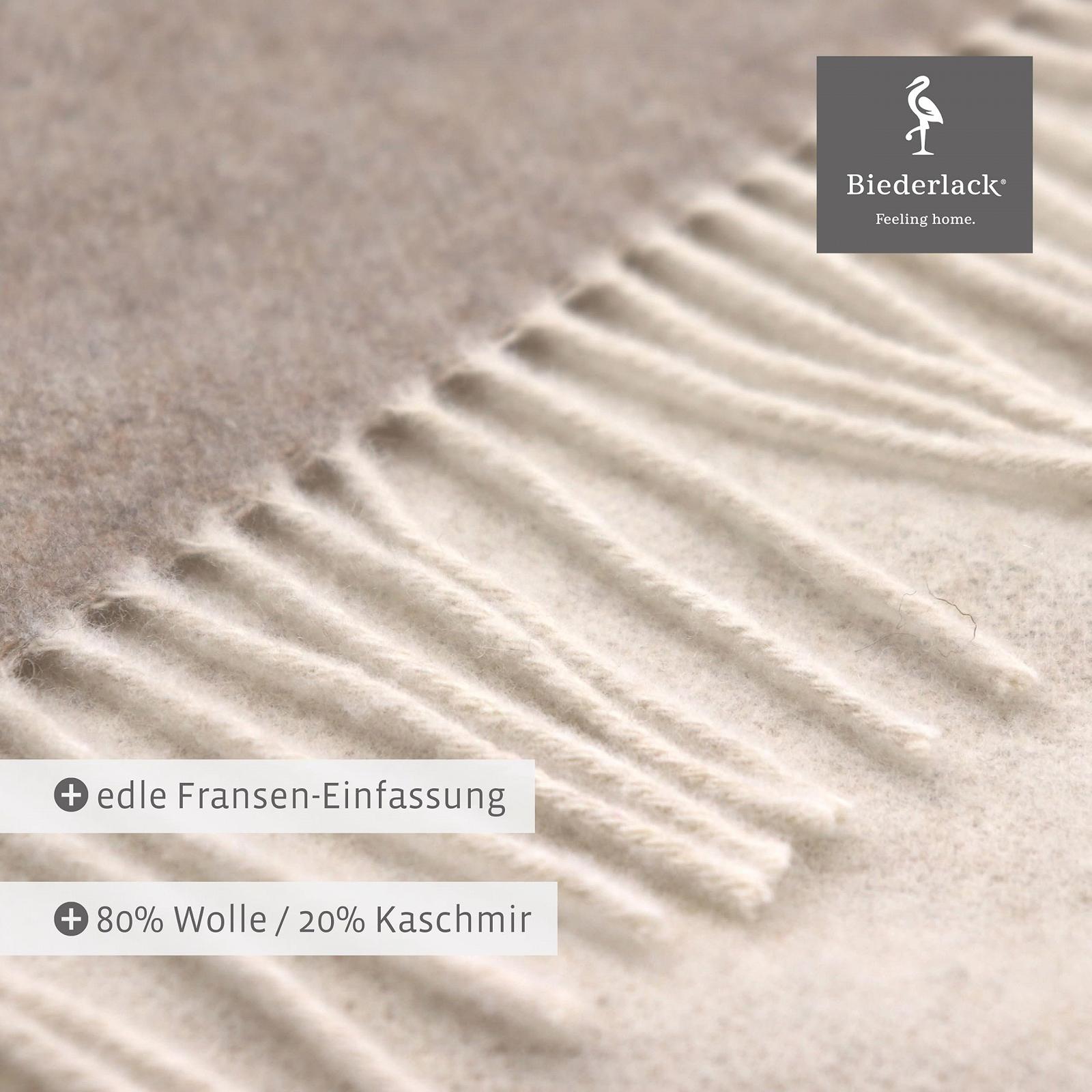 Плед Biederlack Velvet Soft Cuddly Blanket Wool Mix Natural Sand Вовна та кашемір Oeko-Tex Certified 130 x 170 см Пісочний, фото №5 Плед Biederlack Velvet Soft Cuddly Blanket Wool Mix Natural Sand Вовна та кашемір Oeko-Tex Certified 130 x 170 см Пісочний, фото №5