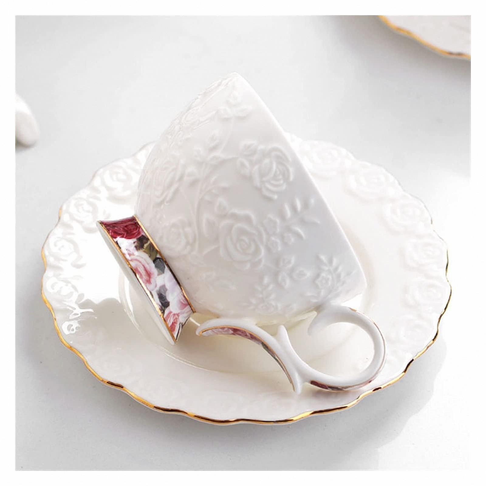 Чашка керамічна з блюдцем, набір для чаю, порцелянова чашка, 200 мл, колір: золото, фото №4 Чашка керамічна з блюдцем, набір для чаю, порцелянова чашка, 200 мл, колір: золото, фото №4