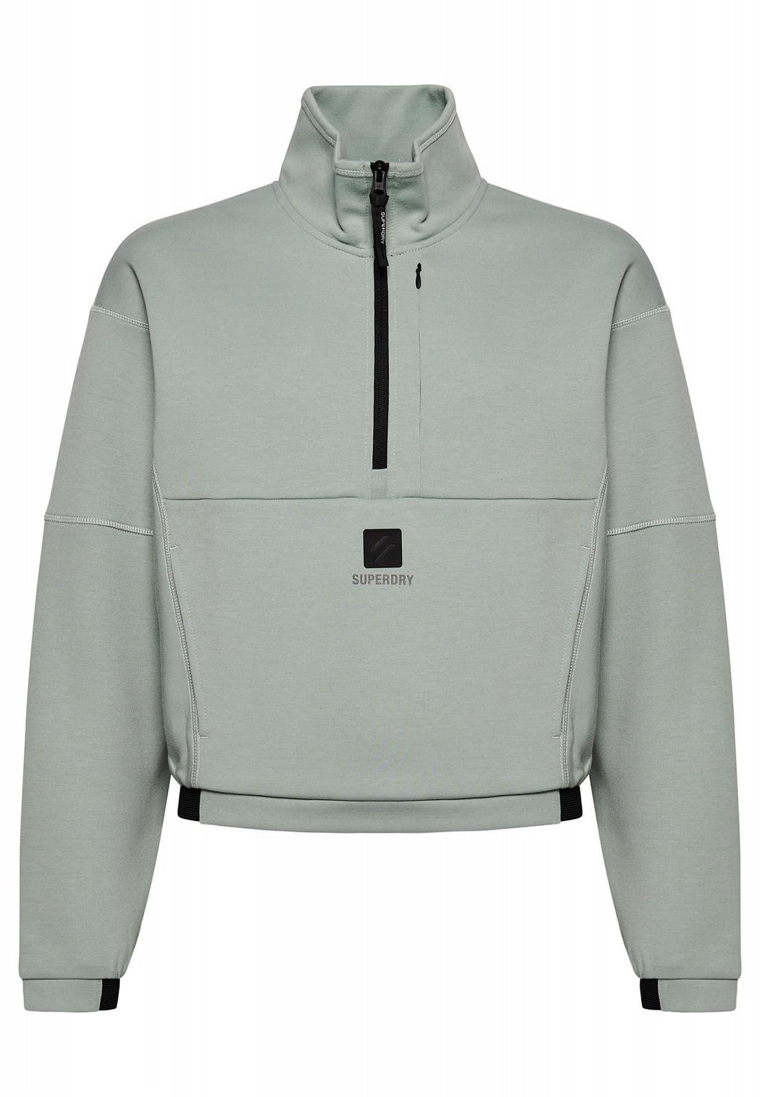 Женская Толстовка Superdry Code Tech Half Zip Boxy Sweat, фото №1