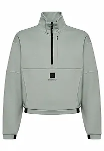 Женская Толстовка Superdry Code Tech Half Zip Boxy Sweat - Фото 1