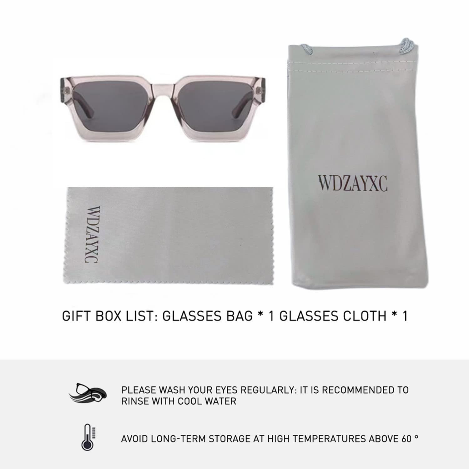 Винтажные Прямоугольные Солнцезащитные Очки для Женщин и Мужчин WDZAYXC, Массивные Прямоугольные, Ретро, Защита UV400, фото №4 Винтажные Прямоугольные Солнцезащитные Очки для Женщин и Мужчин WDZAYXC, Массивные Прямоугольные, Ретро, Защита UV400, фото №4