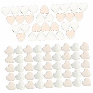 Украшения для ногтей Сердце Бренд Маникюрные аксессуары Подвеска-сердце для ногтей DIY Маникюрные украшения Мелкие украшения Смола Miss Christmas 100 шт - Фото 1