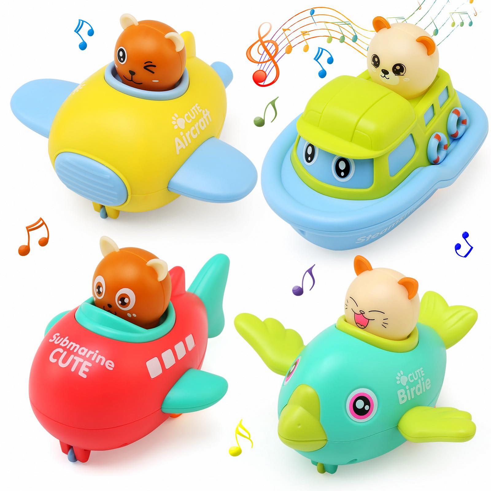 Іграшка LEADSTAR Friction Cars для 1 року 4 автомобілів з музикою, фото №1 Іграшка LEADSTAR Friction Cars для 1 року 4 автомобілів з музикою, фото №1