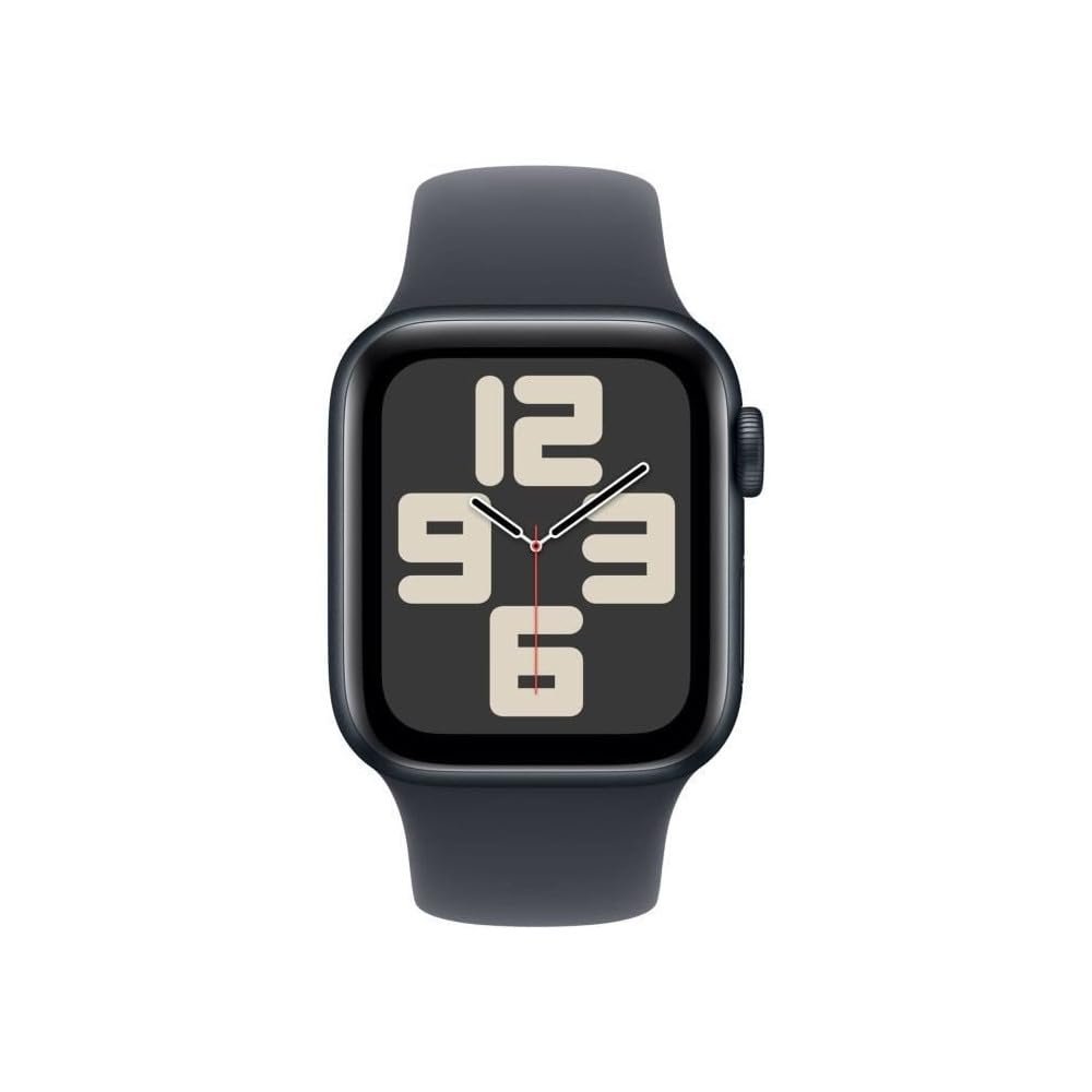 Смарт-годинник Apple Watch SE (2nd Generation) GPS 40 мм алюмінієвий корпус Midnight та спортивний ремінець Midnight (M/L), фото №2