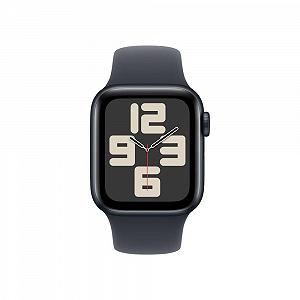 Смарт-годинник Apple Watch SE (2nd Generation) GPS 40 мм алюмінієвий корпус Midnight та спортивний ремінець Midnight (M/L) synthetic.ua - Фото 1