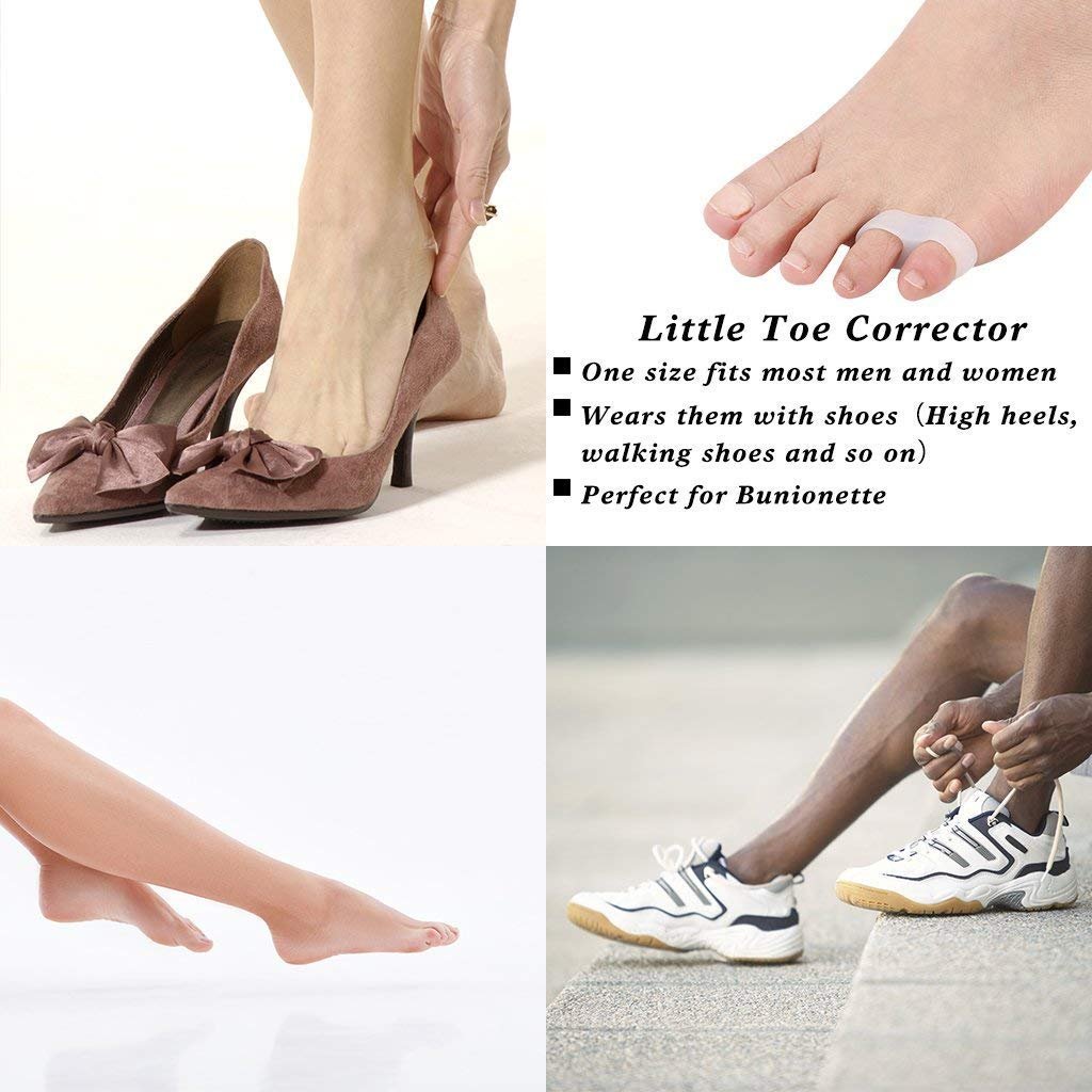 Корректор большого пальца стопы Силиконовый Гель 2 пары Разделитель Вальгусный Выпрямитель, фото №6