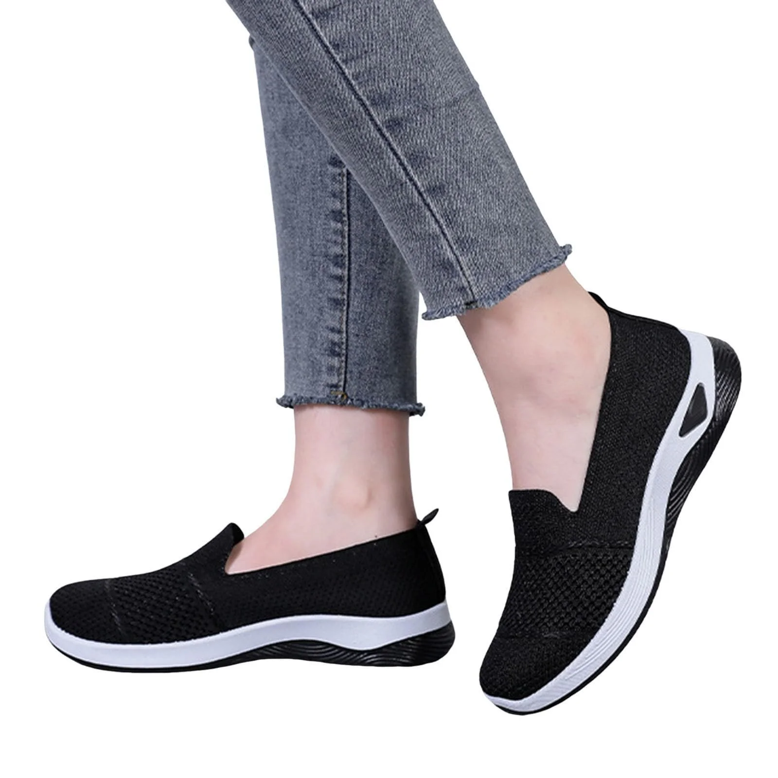 Ортопедичні Кросівки Gyaimxfu, Жіночі Кросівки Без Шнурівки, Сліпони, фото №6