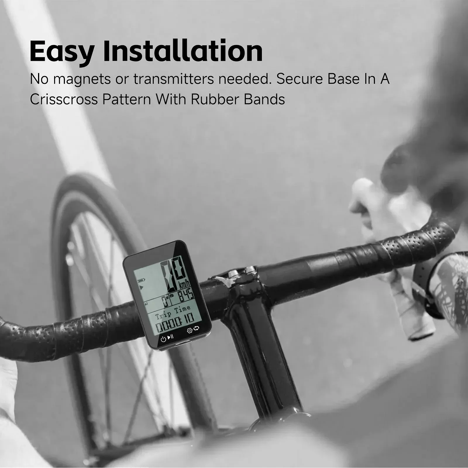 Велокомп'ютер GPS IPX7 Rainproof 2.4" FSTN Display Odometer Speedometer, фото №6 Велокомп'ютер GPS IPX7 Rainproof 2.4" FSTN Display Odometer Speedometer, фото №6
