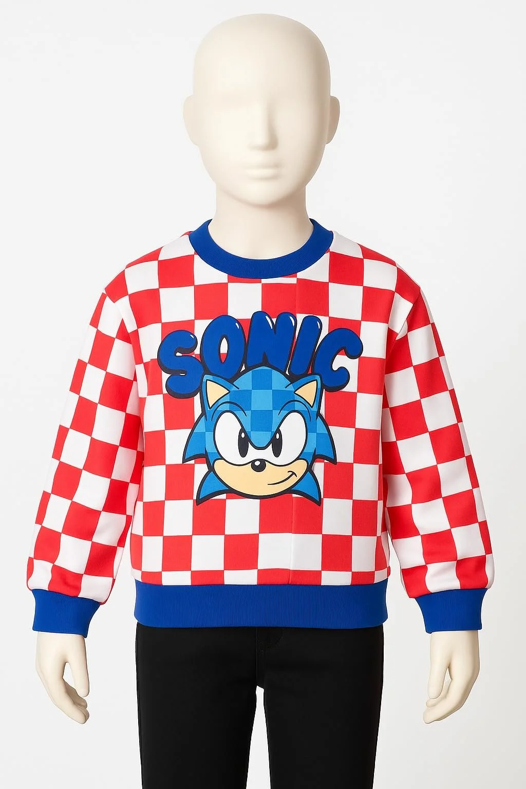 Толстовка eplusm Sonic The Hedgehog для хлопчиків з флісовим капюшоном і принтом Sonic, фото №3