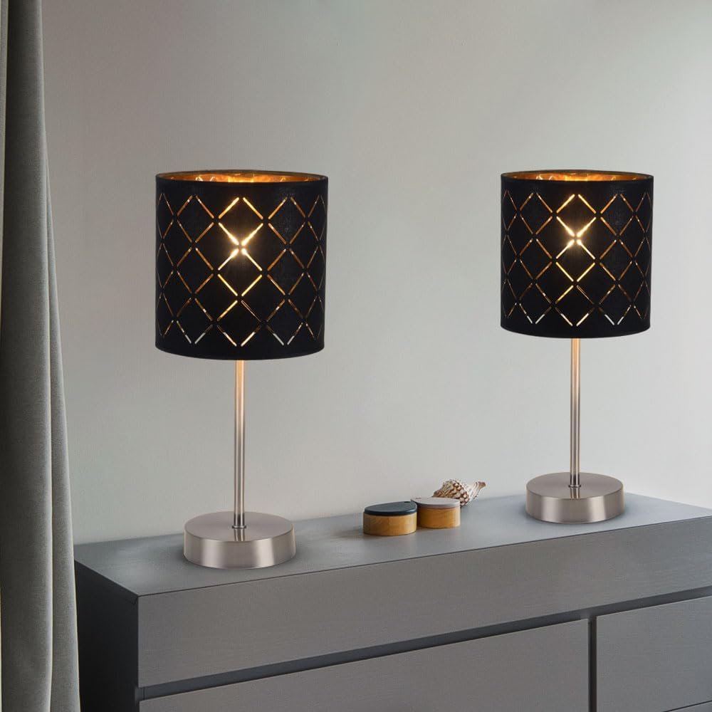 Настольные лампы GLOBO LIGHTING Набор 2 шт. Черный Золотистый, фото №7