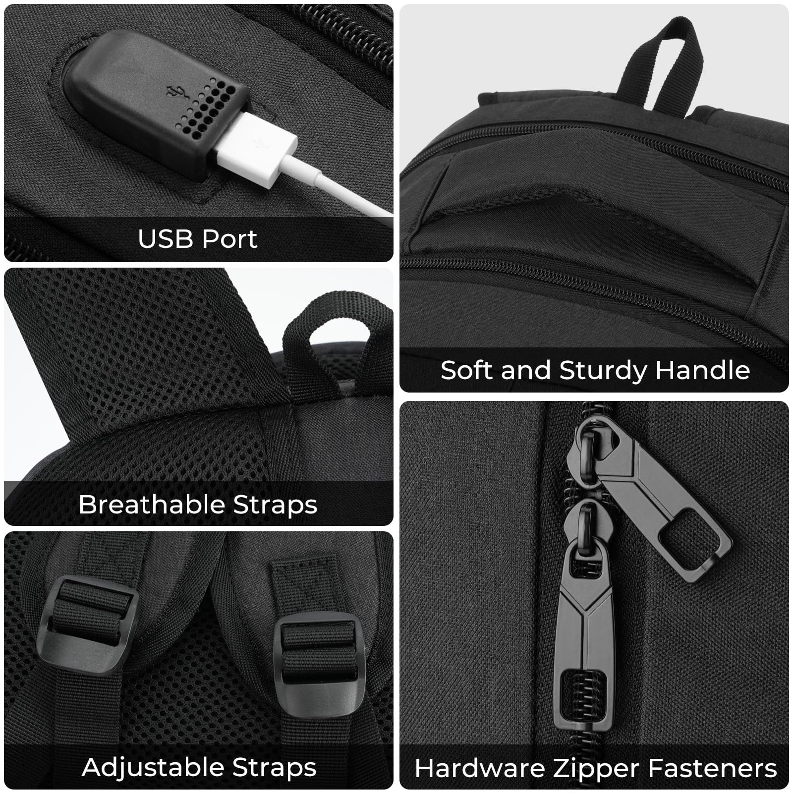 Рюкзак BIKROD для ноутбука з USB-портом для зарядки та захистом від крадіжок, фото №3 Рюкзак BIKROD для ноутбука з USB-портом для зарядки та захистом від крадіжок, фото №3