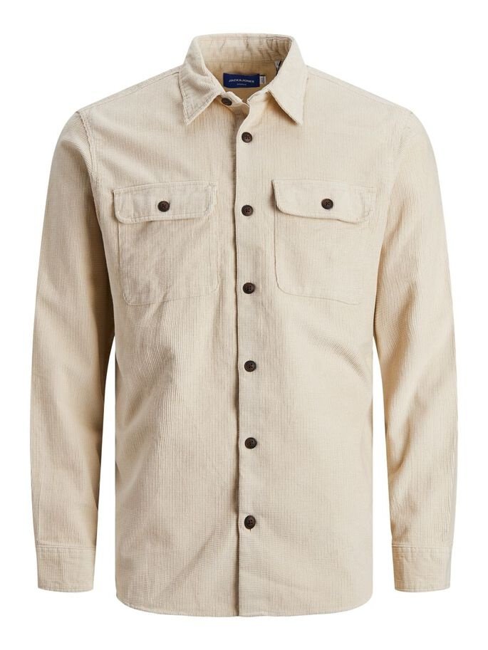 Рубашка Jack&Jones CORD OVERLS 12195966 Овсянка S, фото №5