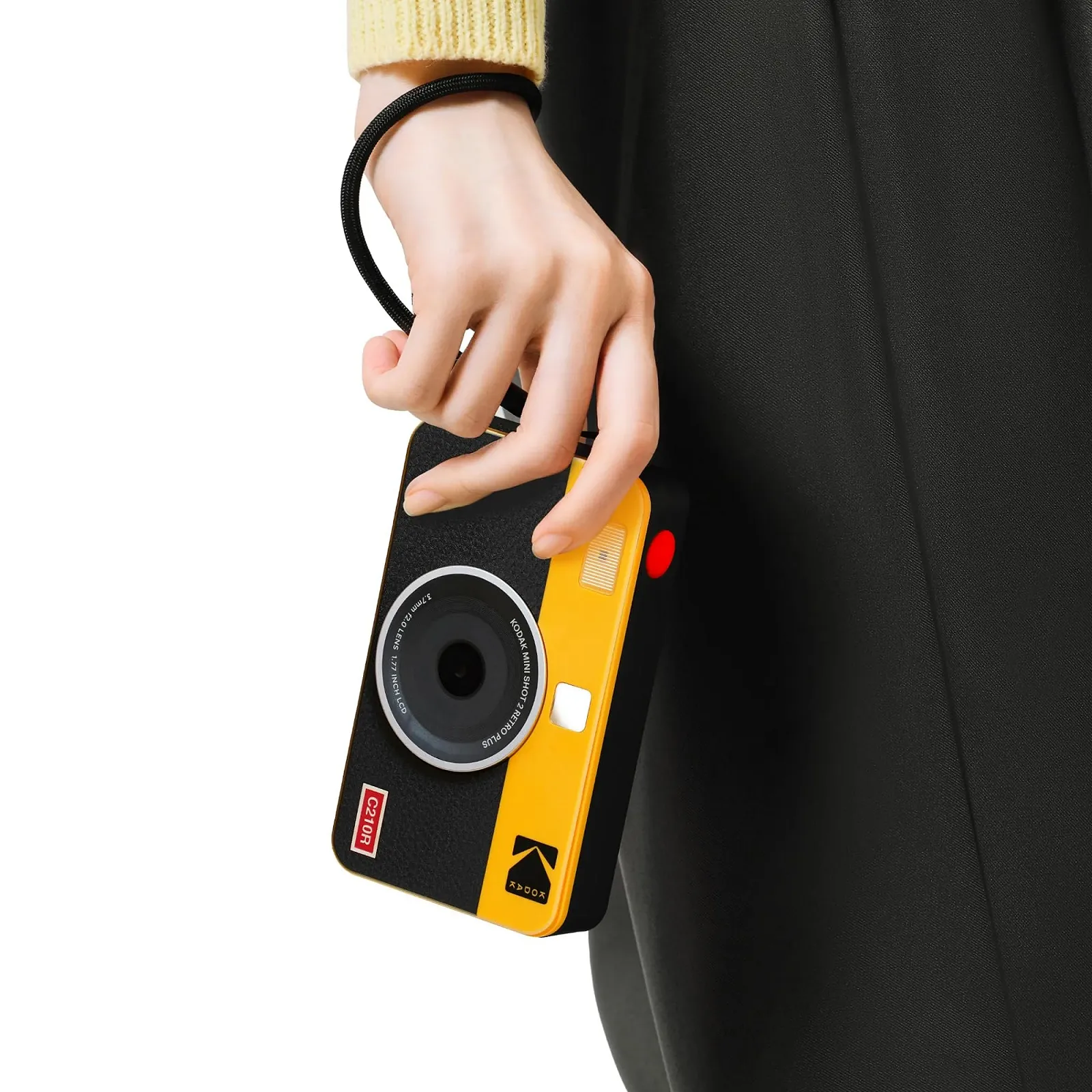 Камера мгновенной печати и фотопринтер 2-в-1 KODAK Retro Mini Shot 2 4PASS 5.3 x 8.6 см с набором 68 листов Желтая, фото №8