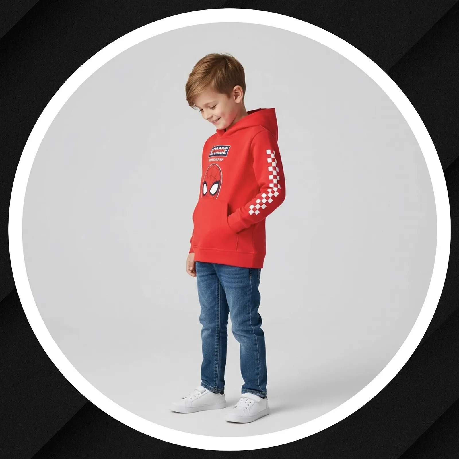Худі Marvel Людина-павук для хлопчиків, дитяча толстовка, фото №4