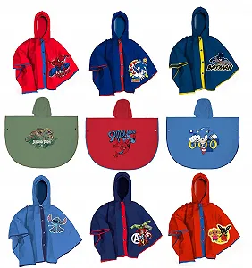 Детский дождевик с мультяшными героями - Фото 1