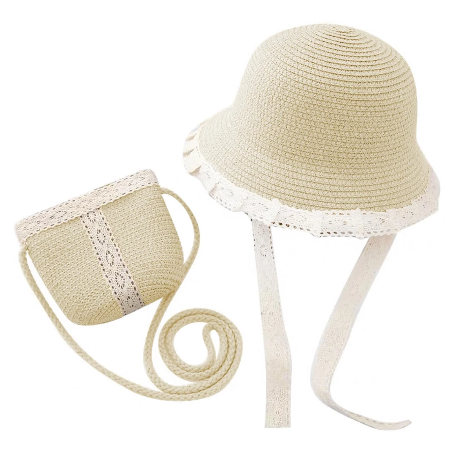 Соломенная шляпа для девочек TINAYAUE Летняя, фото №1 Соломенная шляпа для девочек TINAYAUE Летняя, фото №1