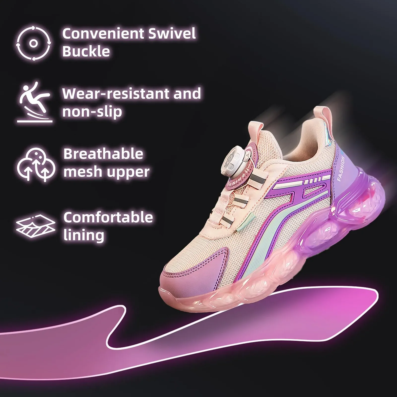 Кросівки ITSOGOO Дитячі Легкі Дихаючі Спортивні, фото №5