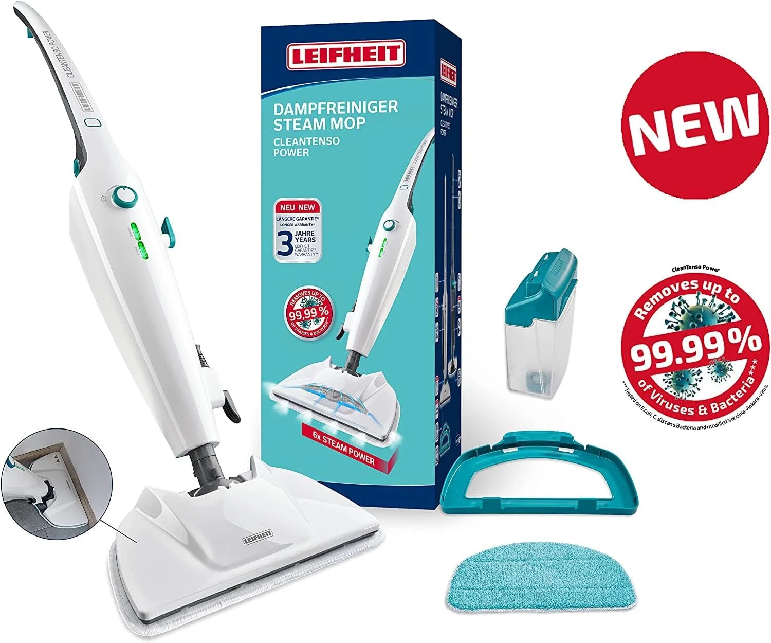 Парова швабра Leifheit CleanTenso Power 2.0, фото №2