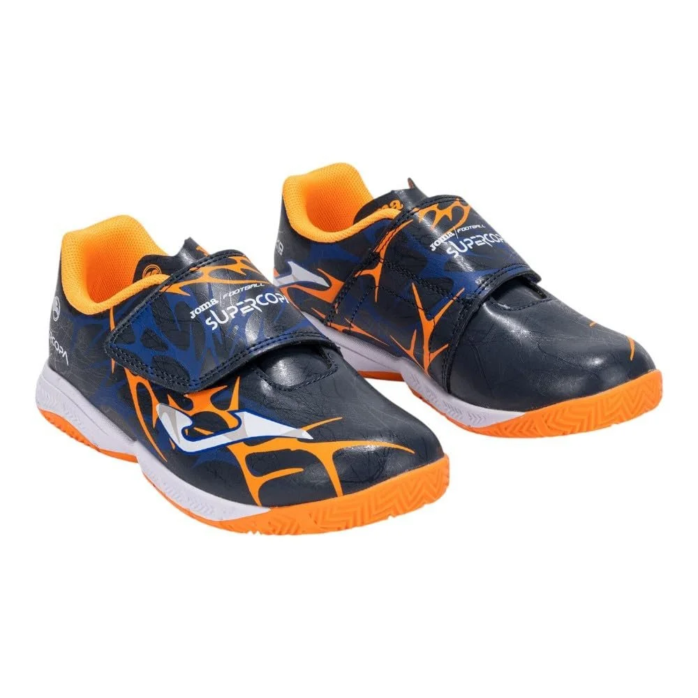 Оксфорды Joma Super Copa Jr 2503 Marino Naranja Flúor детские унисекс для помещений, фото №2